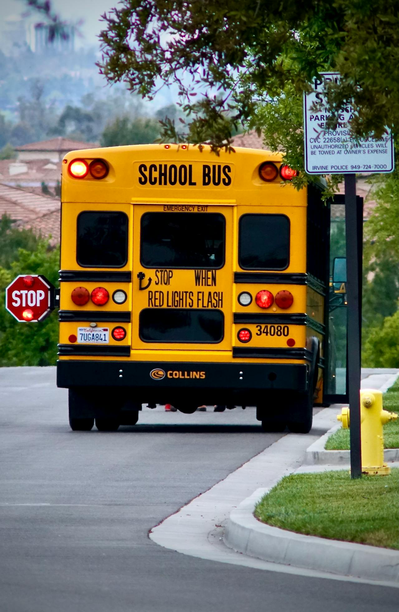 school bus stop
